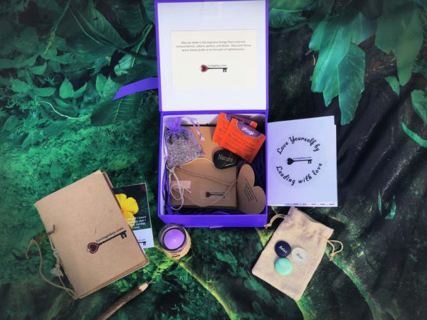 A meditation boxed that can be used during meditation lessons
