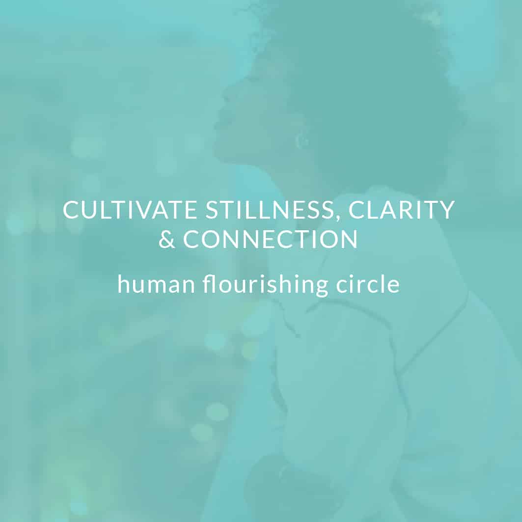 Cultivate Stillness, Clarity & Connection Human Flourishing Circle